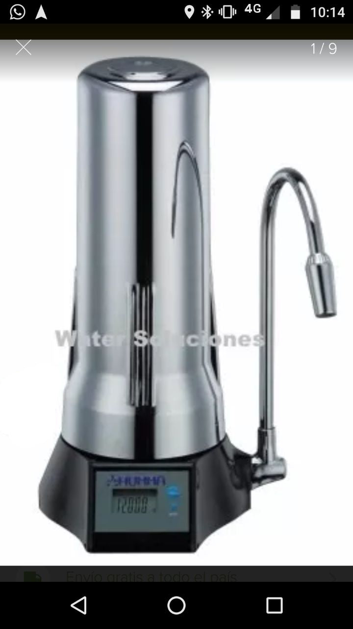 Purificador Para Agua De Red. Cambia Olor,sabor. Elimina Cloro etc.