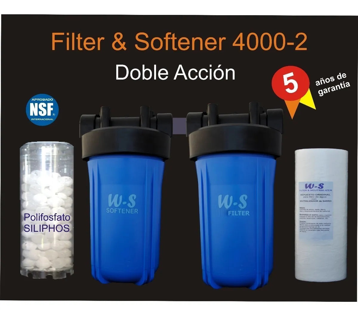 Filtro Ablandador De Agua.p/grandes Consumos Con Mucho Sarro